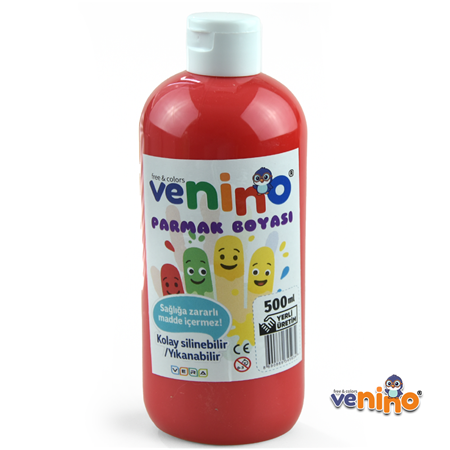 Venino 500 Kırmızı Parmak Boya